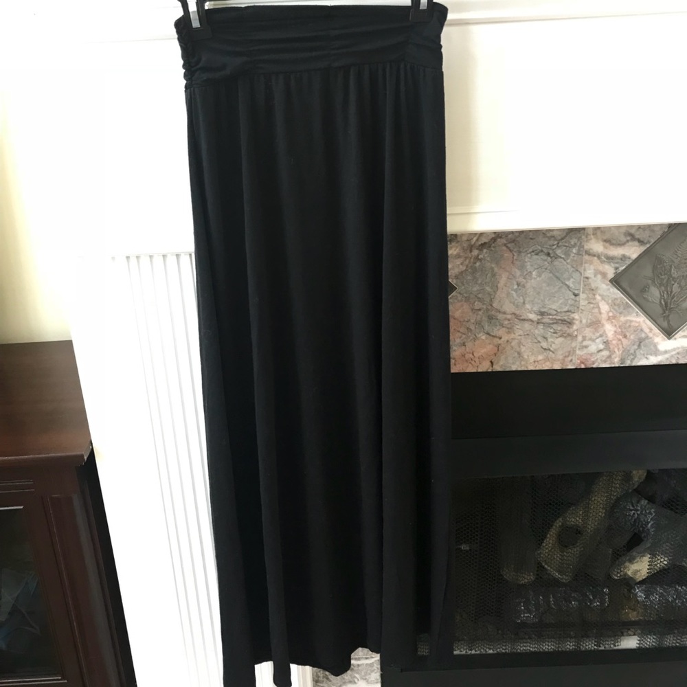 Long Black Maxi Skirt